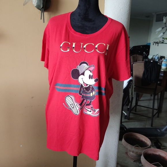 Gildan Gucci Mickey Mouse Disney Fashion Tee Size 2XL - Picture 1 of 5